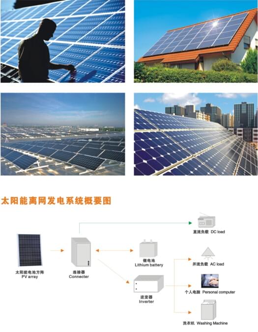 家用發(fā)太陽(yáng)能電系統