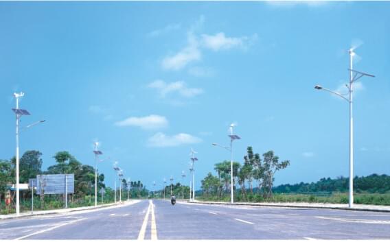 華可風(fēng)光互補太陽(yáng)能路燈案例