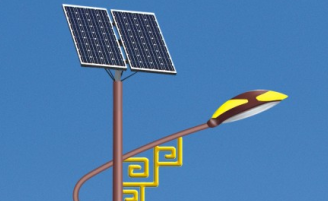 華可講解：Led太陽(yáng)能路燈主要由哪些部件組成？