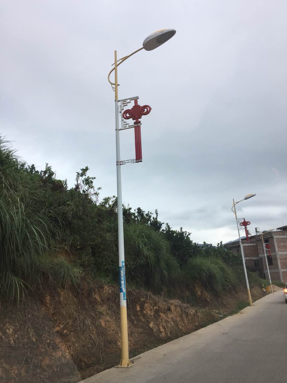 福建漳州48套led中國結路燈竣工，曬圖啦！